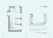 北京富力运河十号效104㎡户型图